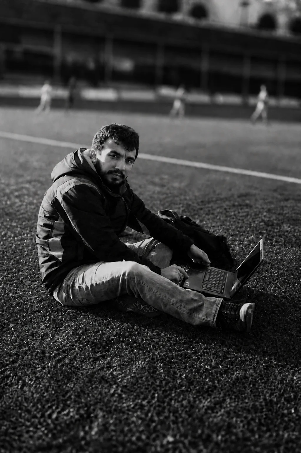 Kaan Ülker saha çalışmasında